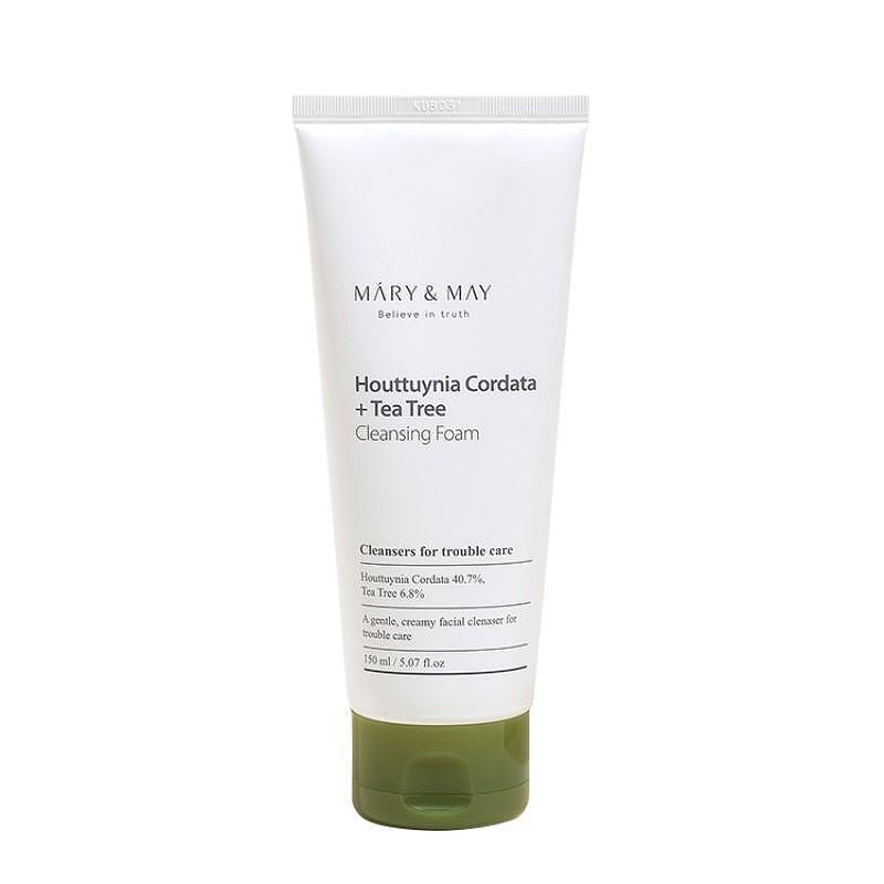 Mary and May Houttuynia Cordata + Tea Tree Cleansing Foam почистваща пяна за лице с хутиния и чаено дърво - Грижа за лице - Сравни цени от 1 магазин с безплатна доставка