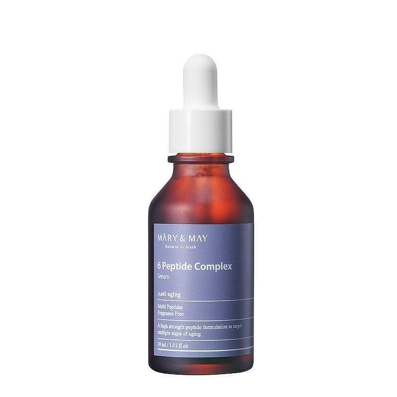 Mary and May 6 Peptide Complex Serum серум за лице с комплекс от 6 вида пептиди - Грижа за лице - Сравни цени от 1 магазин с безплатна доставка