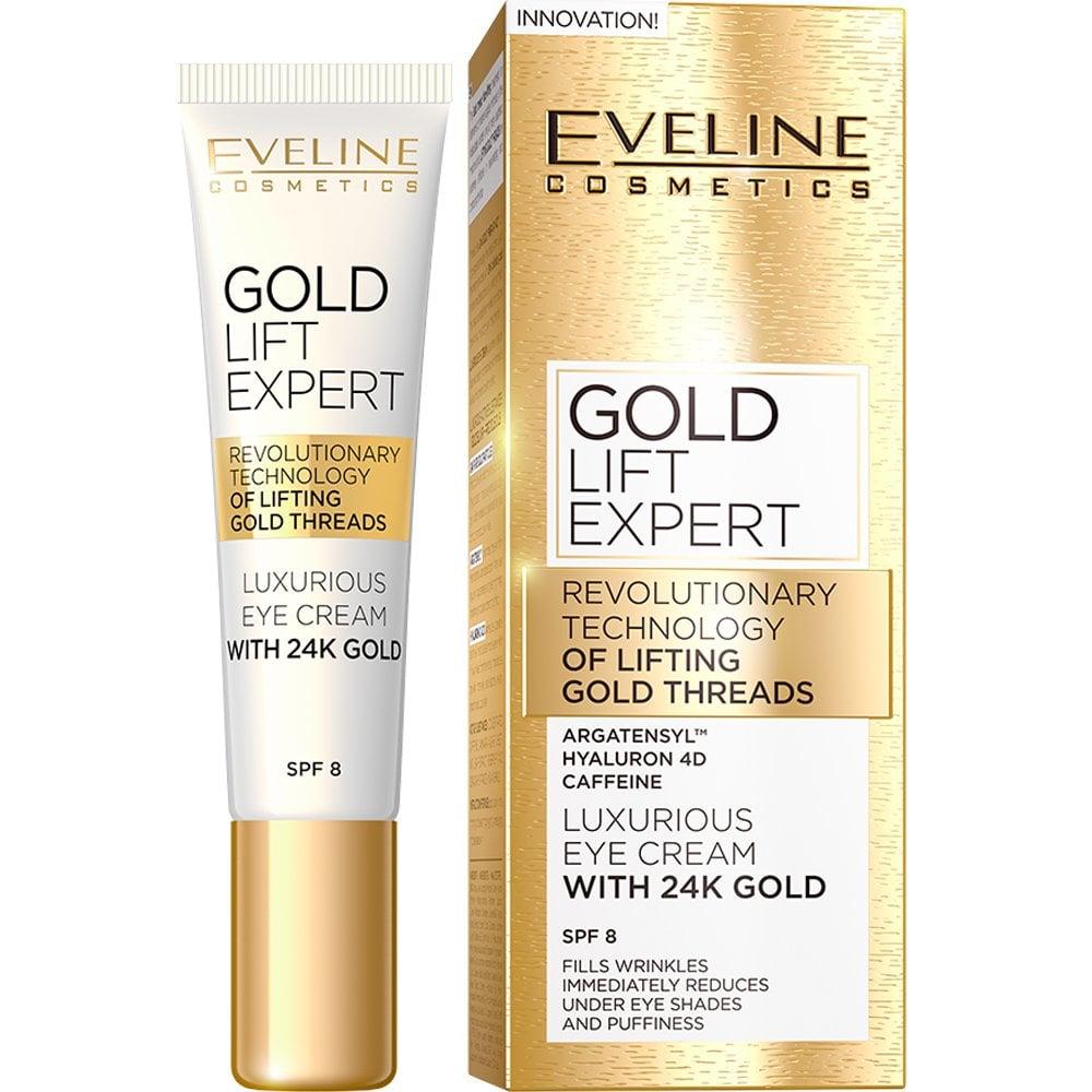 Eveline Gold Lift Expert Eye Cream with 24K Gold SPF 8 Околоочен крем против бръчки - Грижа за лице - Сравни цени от 1 магазин с безплатна доставка