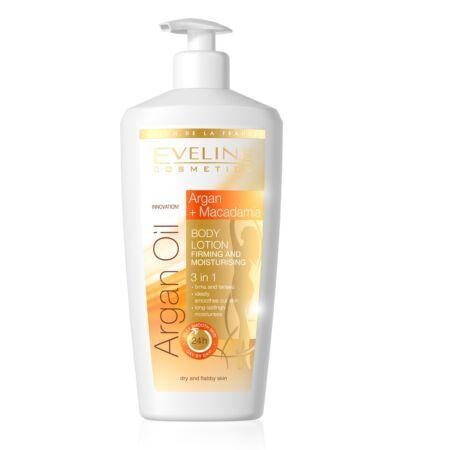 Eveline Argan Oil Стягащ и хидратиращ лосион за тяло - Грижа за тяло - Сравни цени от 1 магазин с безплатна доставка