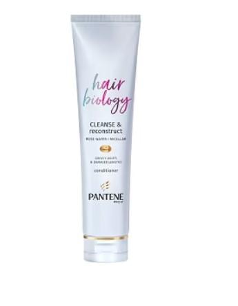 Pantene Pantene Hair Biology Cleanse & Reconstruct Conditioner Балсам за увредена коса - Унисекс парфюм 160мл - Сравни цени от 1 магазин с безплатна доставка