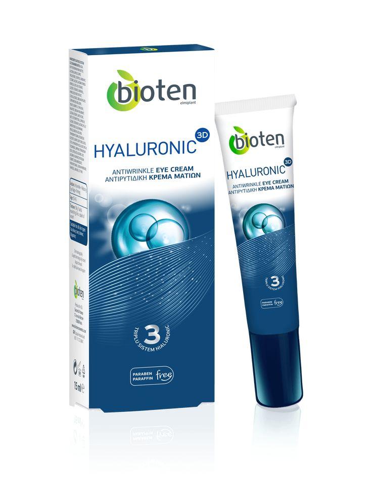 Bioten Hyaluronic 3D Antiwrinkle Околоочен крем против бръчки - Грижа за лице - Сравни цени от 1 магазин с безплатна доставка