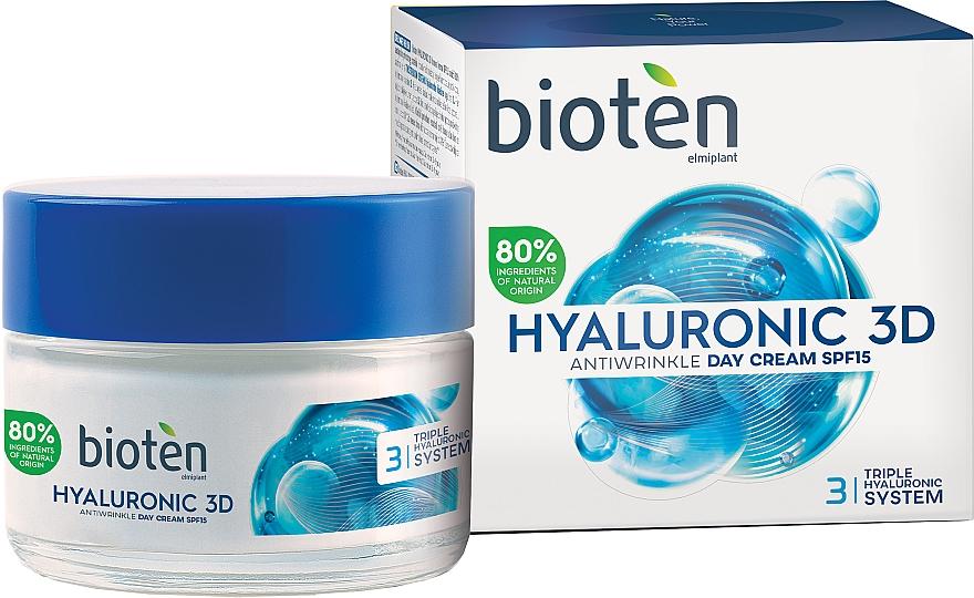Bioten Hyaluronic 3D Antiwrinkle SPF 15 Крем за лице против бръчки - Грижа за лице - Сравни цени от 1 магазин с безплатна доставка
