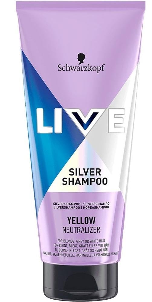 Schwarzkopf Live Silver Yellow Neutralizer Шампоан за неутрализиране на жълти оттенъци