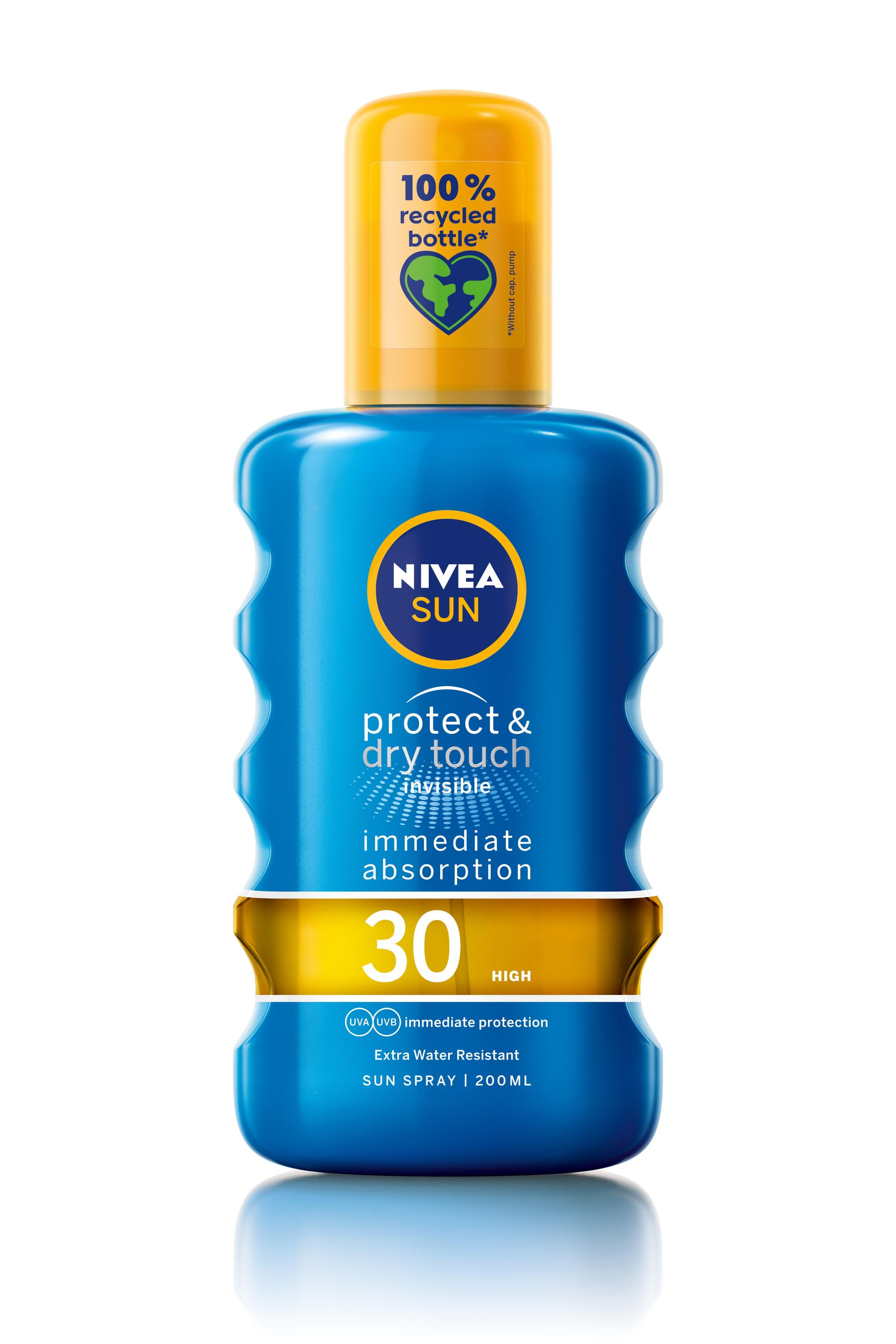 Nivea Sun Protect & Dry Touch Слънцезащитен спрей SPF 30