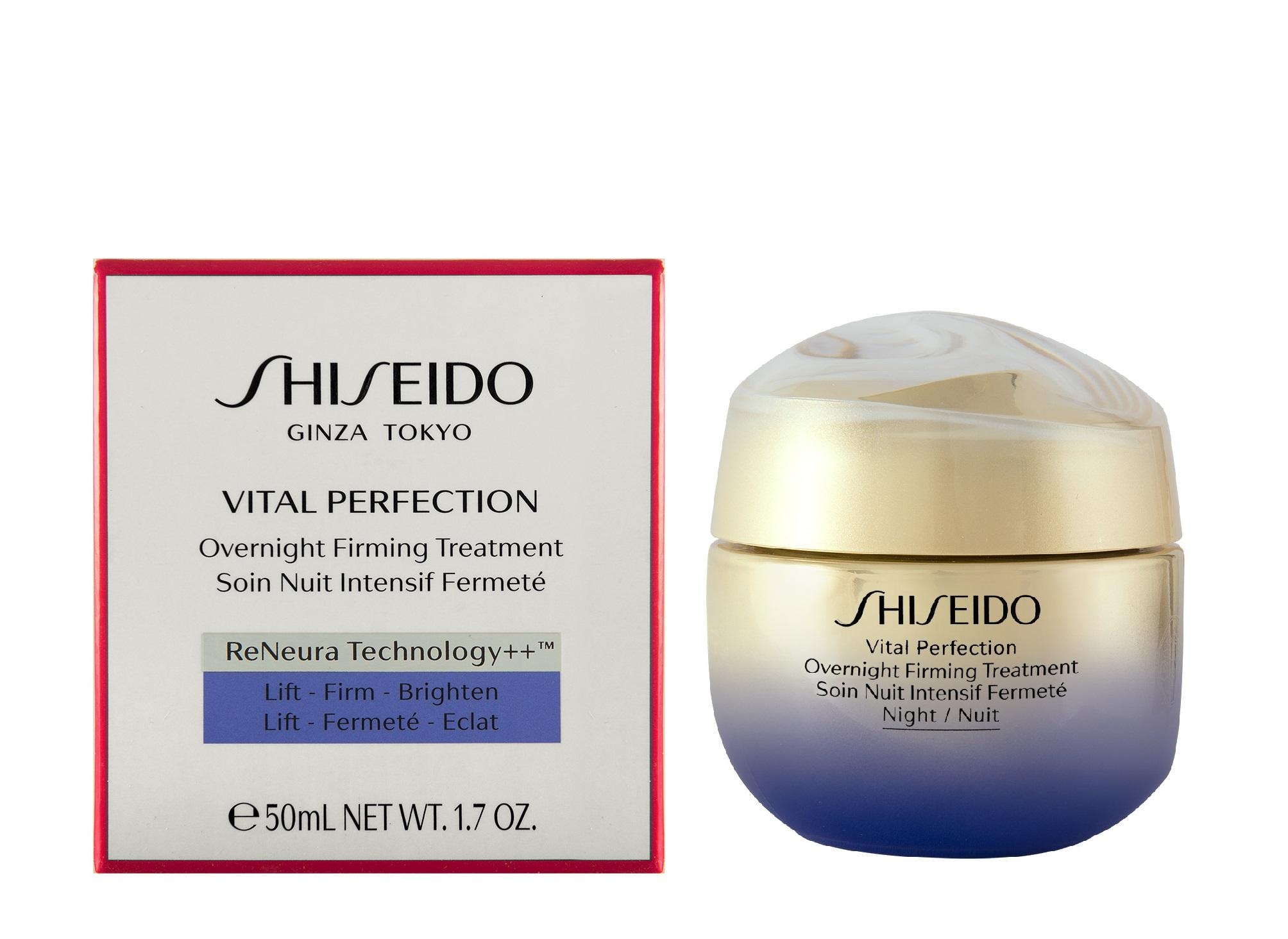 Shiseido Vital Perfection Overnight Firming Treatment Нощен крем за лице - Грижа за лице - Сравни цени от 1 магазин с безплатна доставка