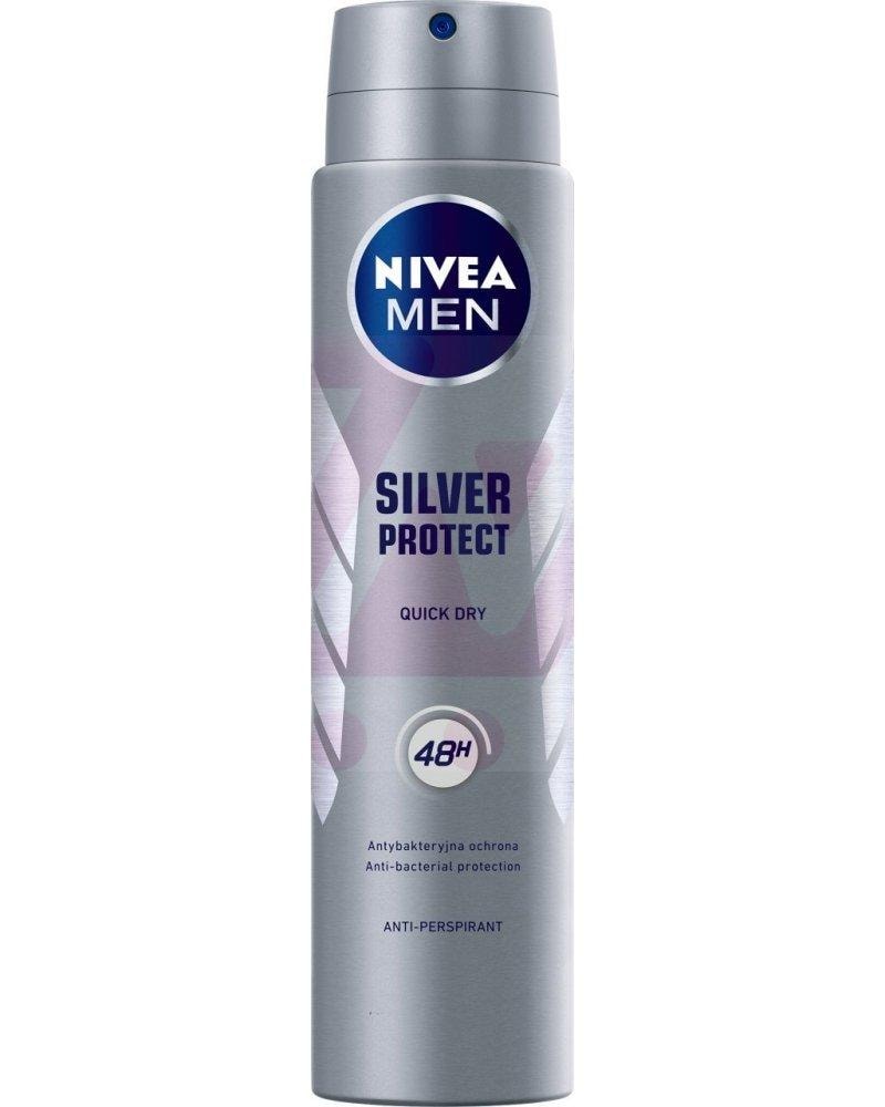 Nivea NIVEA MEN Deo Спрей мъжки Silver Protect XL size - Мъжки парфюм 250мл - Сравни цени от 1 магазин с безплатна доставка