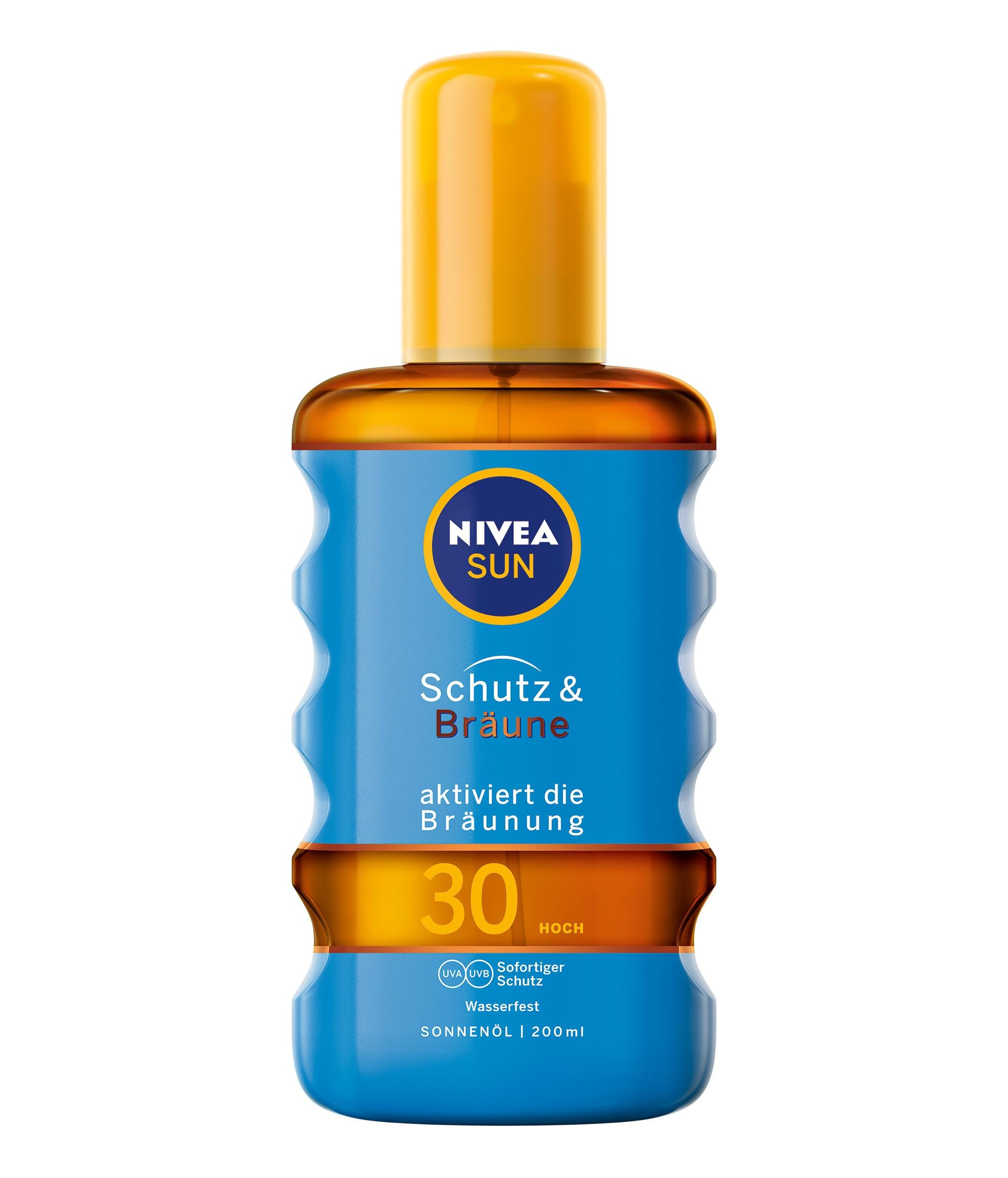 Nivea Sun Protect & Bronze Защитно олио за допълнителен тен SPF 30 - Грижа за тяло - Сравни цени от 2 магазина с безплатна доставка