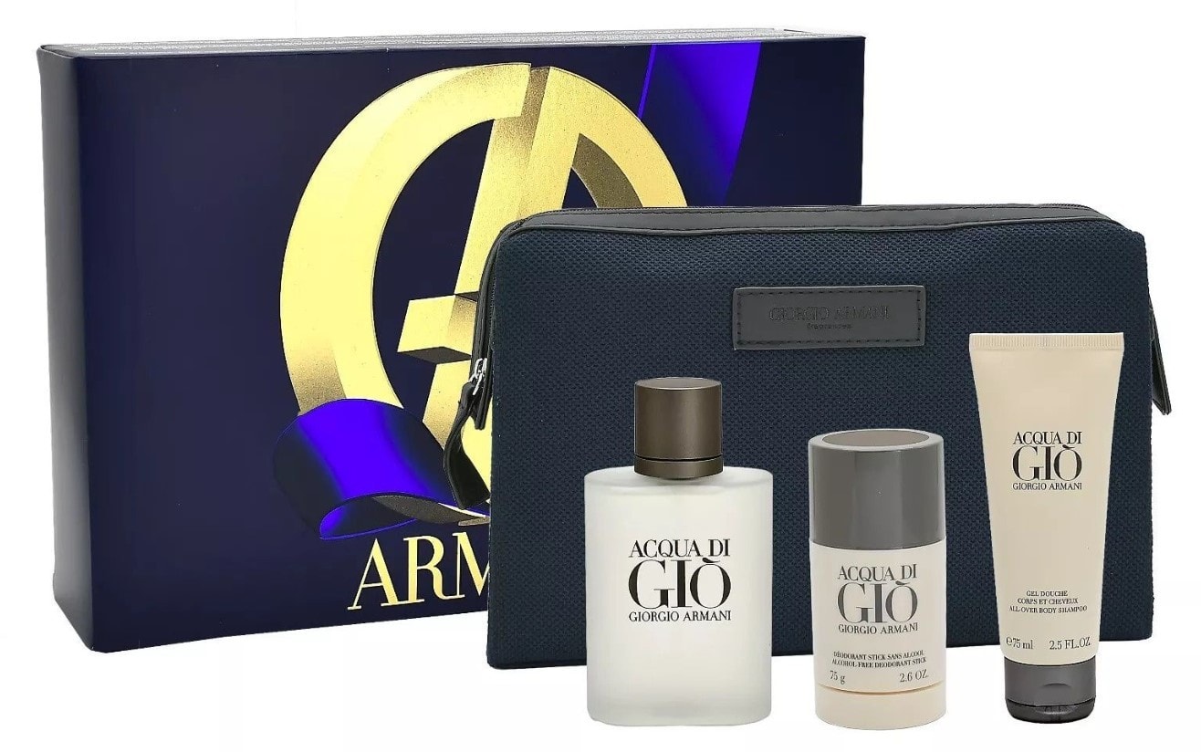 Giorgio Armani Giorgio Armani Acqua di Gio Подаръчен комплект за мъже - Мъжки парфюм 50мл - Сравни цени от 1 магазин с безплатна доставка