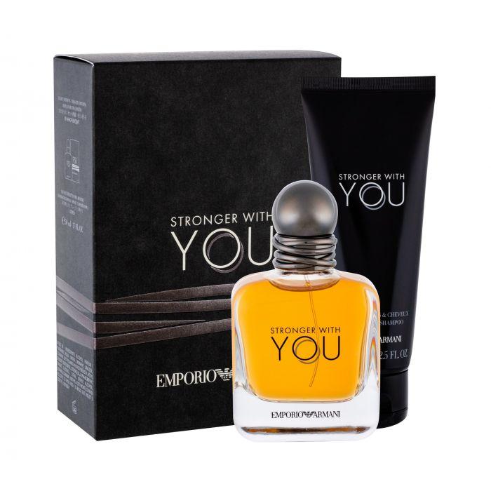 Giorgio Armani Stronger With You Подаръчен комплект за мъже - Комплект - Сравни цени от 1 магазин с безплатна доставка