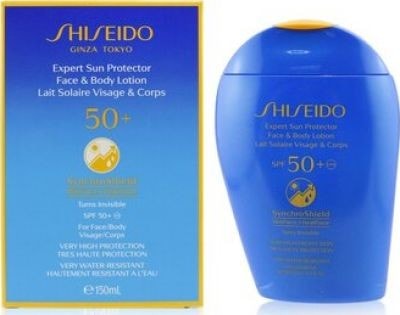 Shiseido Shiseido Expert Sun Protector Face & Body Lotion Spf 50+ Слънцезащитен лосион за тяло - Унисекс парфюм 150мл - Сравни цени от 1 магазин с безплатна доставка
