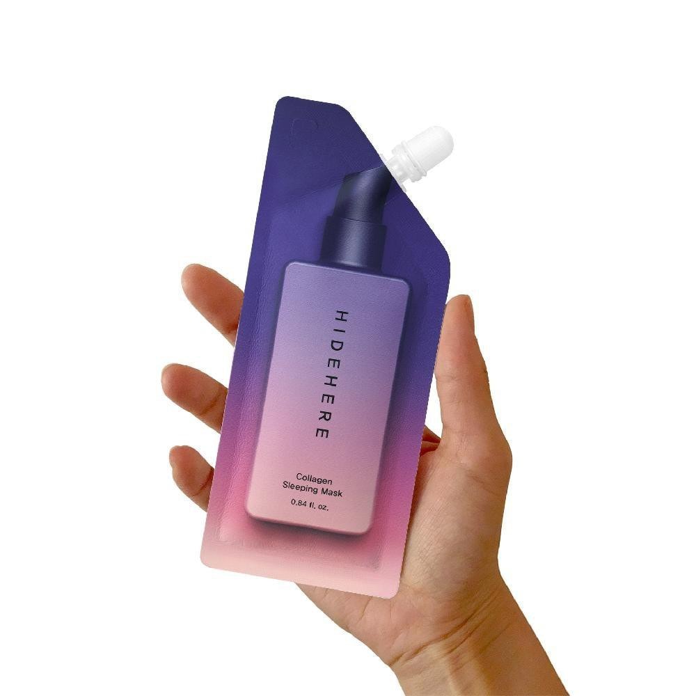 Hidehire HIDEHERE Collagen Sleeping Mask Нощна маска за лице с колаген - Унисекс парфюм 25мл - Сравни цени от 1 магазин с безплатна доставка