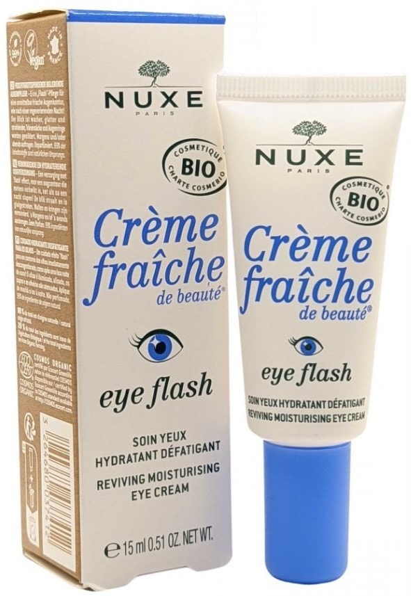Nuxe Nuxe Creme Fraiche de Beaute Flash Eye Хидратиращ озавяващ околоочен крем - Унисекс парфюм 15мл - Сравни цени от 1 магазин с безплатна доставка