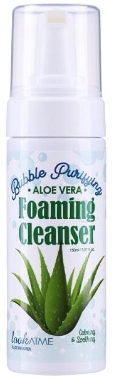 LOOKATME Bubble Purifying Foaming Cleanser Aloe Vera Почистваща пяна за лице с алое - Грижа за лице - Сравни цени от 1 магазин с безплатна доставка