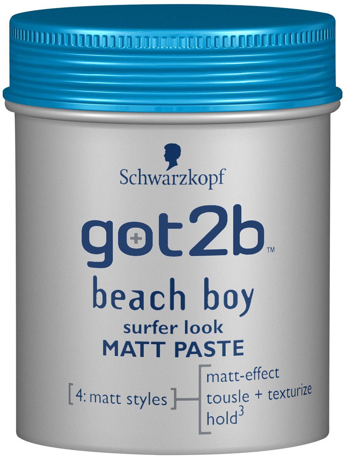 Got2b Beach Boy Surfer Look Matt Paste Матираща паста за коса с плажен ефект - Грижа за коса - Сравни цени от 1 магазин с безплатна доставка