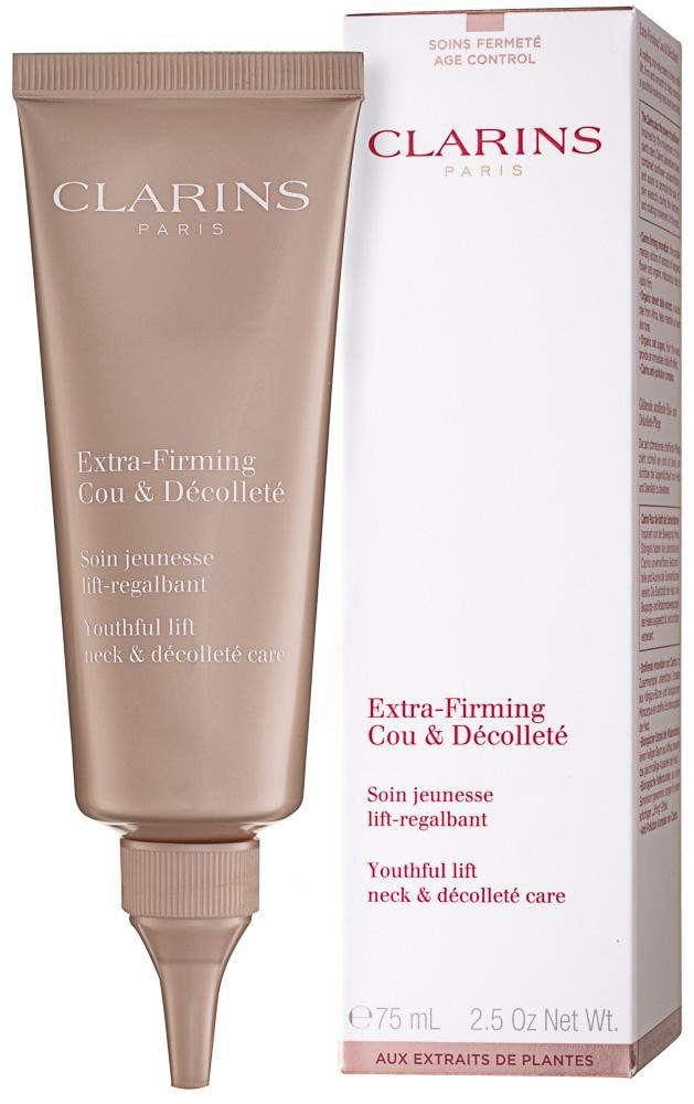 Clarins Clarins Extra Firming Cou And Decollete Лифтинг крем против бръчки за шия и деколте - Унисекс парфюм 75мл - Сравни цени от 1 магазин с безплатна доставка