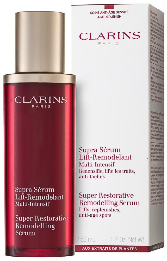 Clarins Clarins Super Restorative Remodelling Serum Активен серум за оформяне контура на лицето - Унисекс парфюм 30мл - Сравни цени от 1 магазин с безплатна доставка