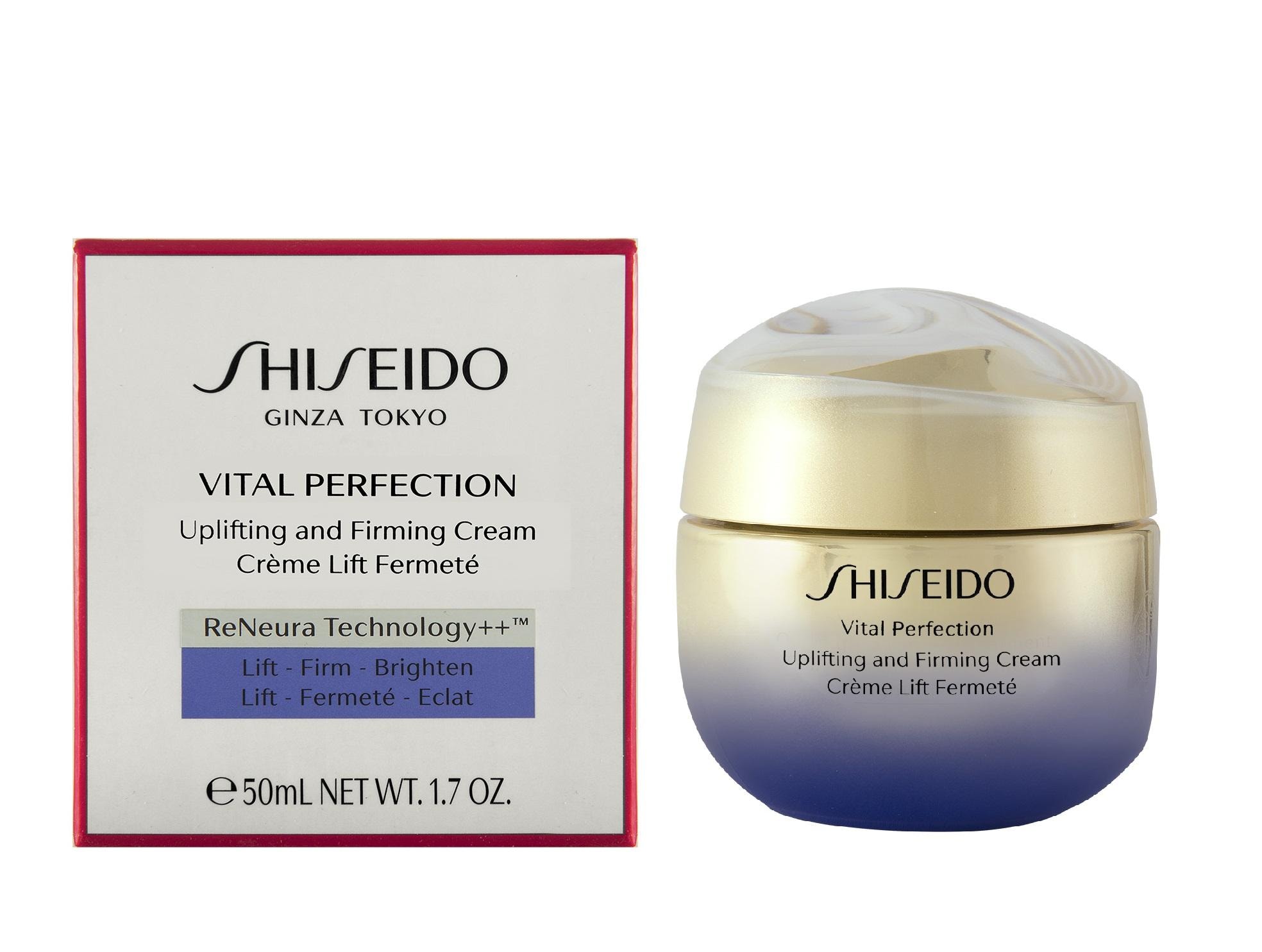 Shiseido Vital Perfection Uplifting and Firming Cream Крем за лице с лифтинг ефект - Грижа за лице - Сравни цени от 1 магазин с безплатна доставка