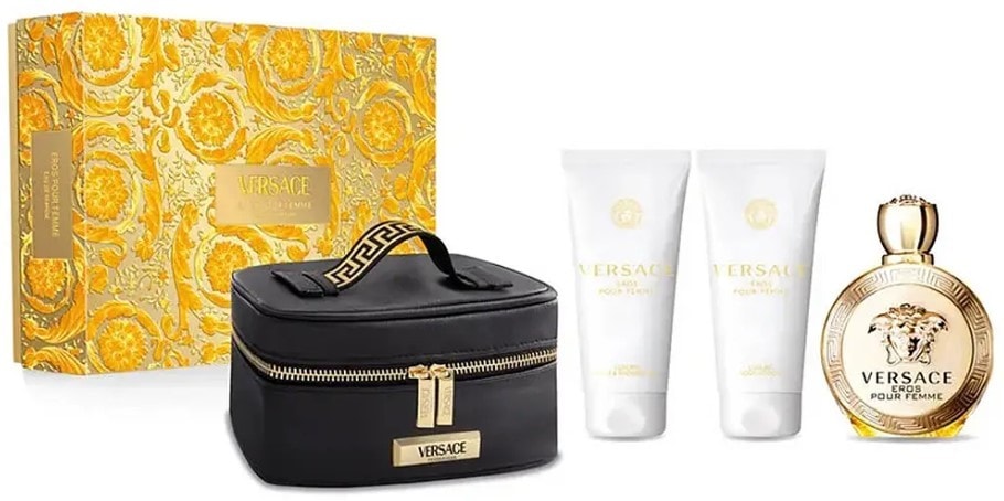 Versace Versace Eros Подаръчен комплект за жени - Дамски парфюм 100мл - Сравни цени от 1 магазин с безплатна доставка