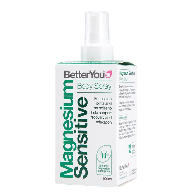 BetterYou Магнезиев спрей за тяло – При мускулно напрежение и крампи, 10 впръсквания, 100 ml - Унисекс парфюм 100мл - Сравни цени от 1 магазин с безплатна доставка