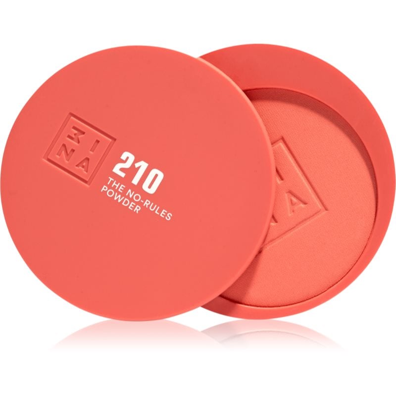 3INA The No-Rules Powder мултифункционален грим за очи, устни и лице цвят 210 - Light coral, matte 8 гр.