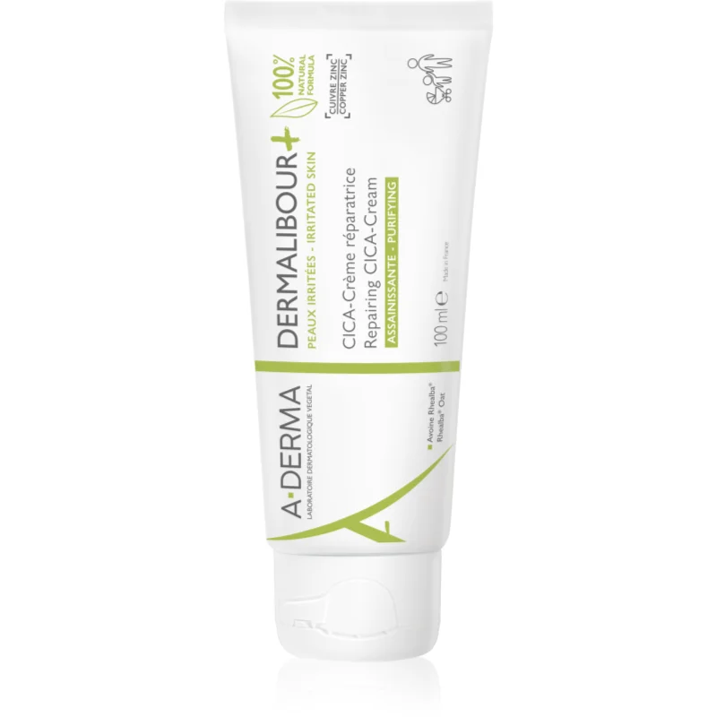 A-Derma Dermalibour+ регенериращ крем за раздразнена кожа