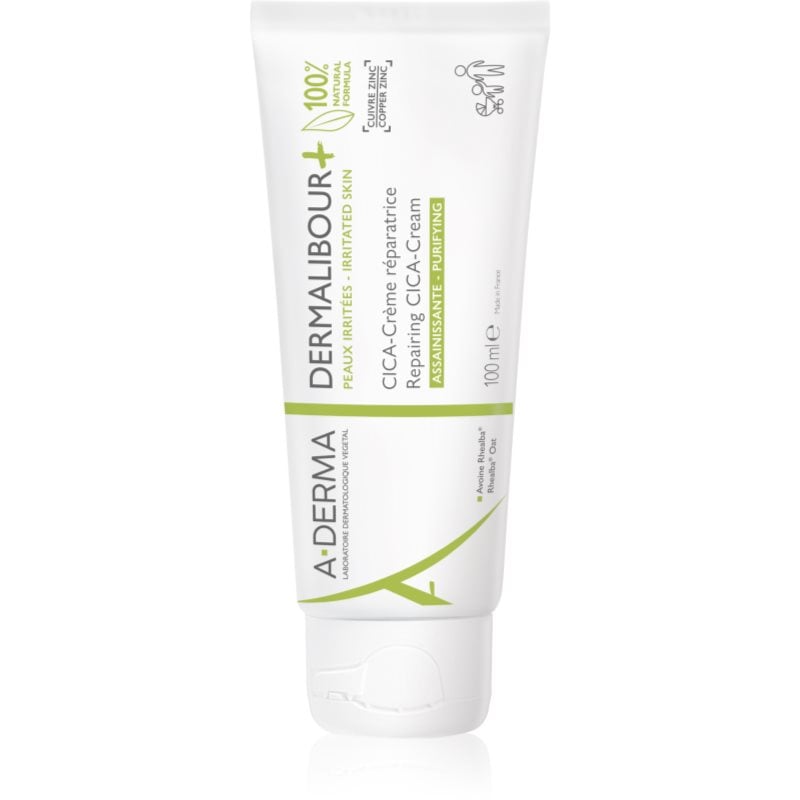 A-Derma Dermalibour+ регенериращ крем за раздразнена кожа