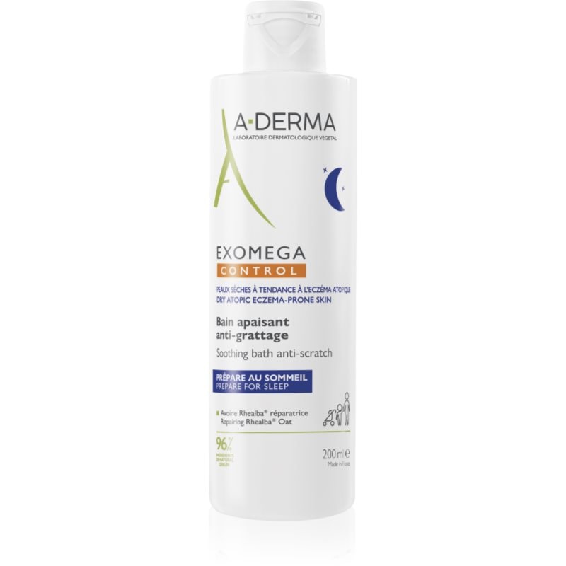 A-Derma Exomega Control Soothing Bath Anti-Scratch успокояшаща баня против възпаление и сърбеж - Грижа за тяло - Сравни цени от 1 магазин с безплатна доставка