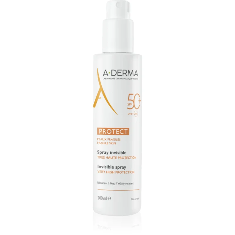 A-Derma Protect Spray защитен лосион в спрей SPF 50+ - Грижа за тяло - Сравни цени от 1 магазин с безплатна доставка
