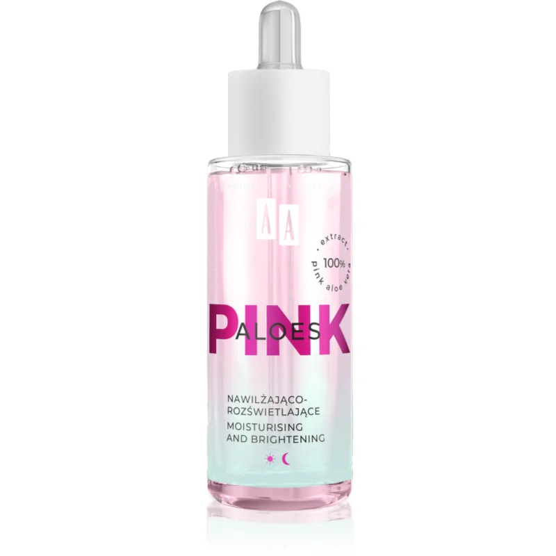 AA Cosmetics Aloe Pink интензивен хидратиращ серум с алое вера