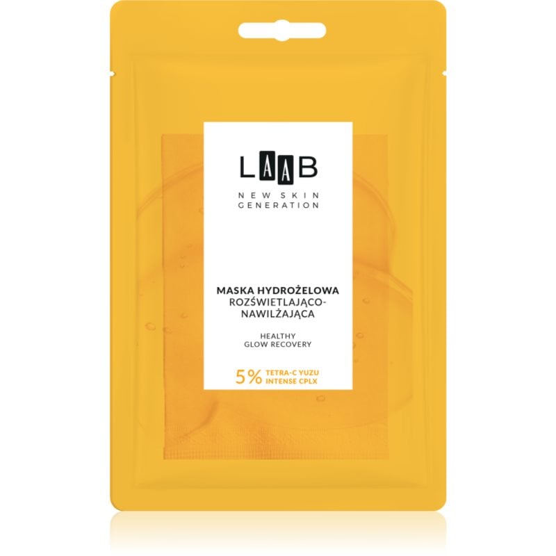AA Cosmetics LAAB Tetra-C Yuzu хидрогелна маска за освежаване и хидратация 1 бр.
