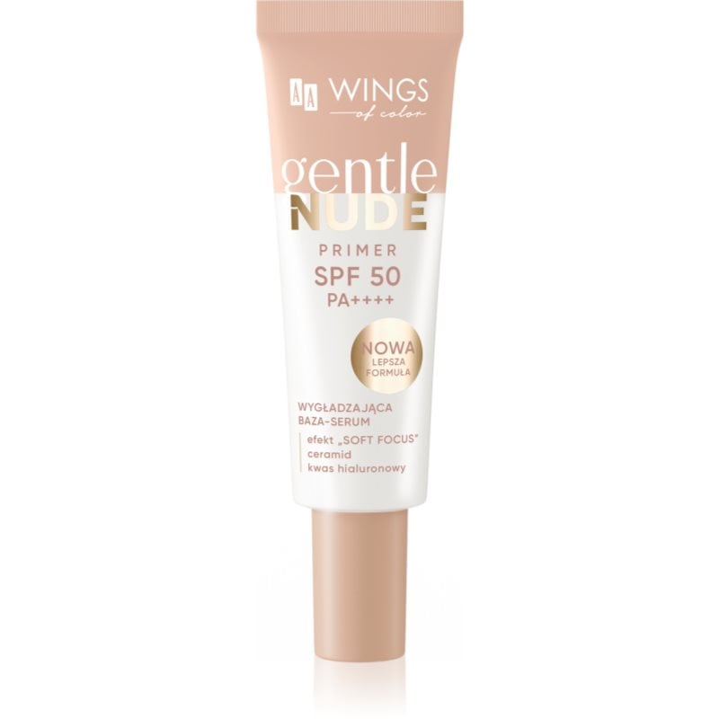 AA Wings of Color Gentle Nude Primer основа под фон дьо тен SPF 50