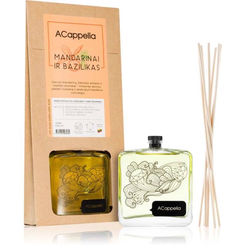 ACappella Mandarin and Basil aроматизиращ дифузер с пълнител - Аромат - Сравни цени от 1 магазин с безплатна доставка
