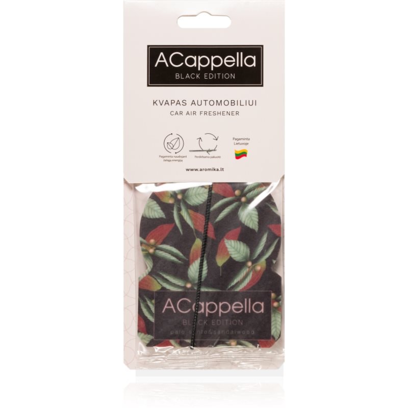 ACappella Black Edition Palo Santo ароматизатор за въздух - Аромат - Сравни цени от 1 магазин с безплатна доставка