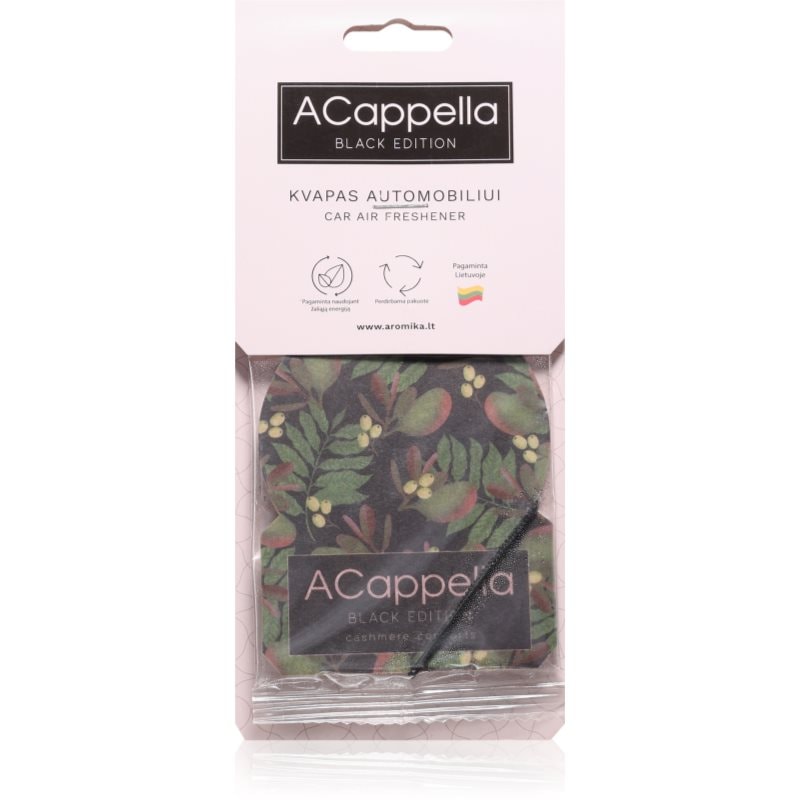 ACappella Black Edition aроматизатор за автомобил - Аромат - Сравни цени от 1 магазин с безплатна доставка