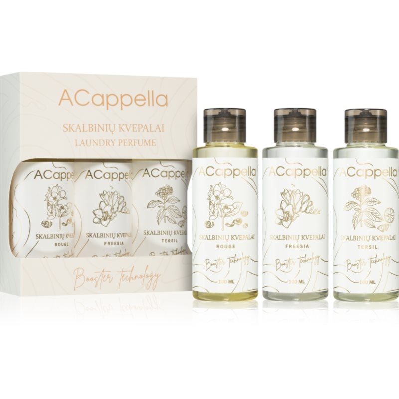 ACappella Laundry Parfume aромат за пране 3x - Аромат - Сравни цени от 1 магазин с безплатна доставка