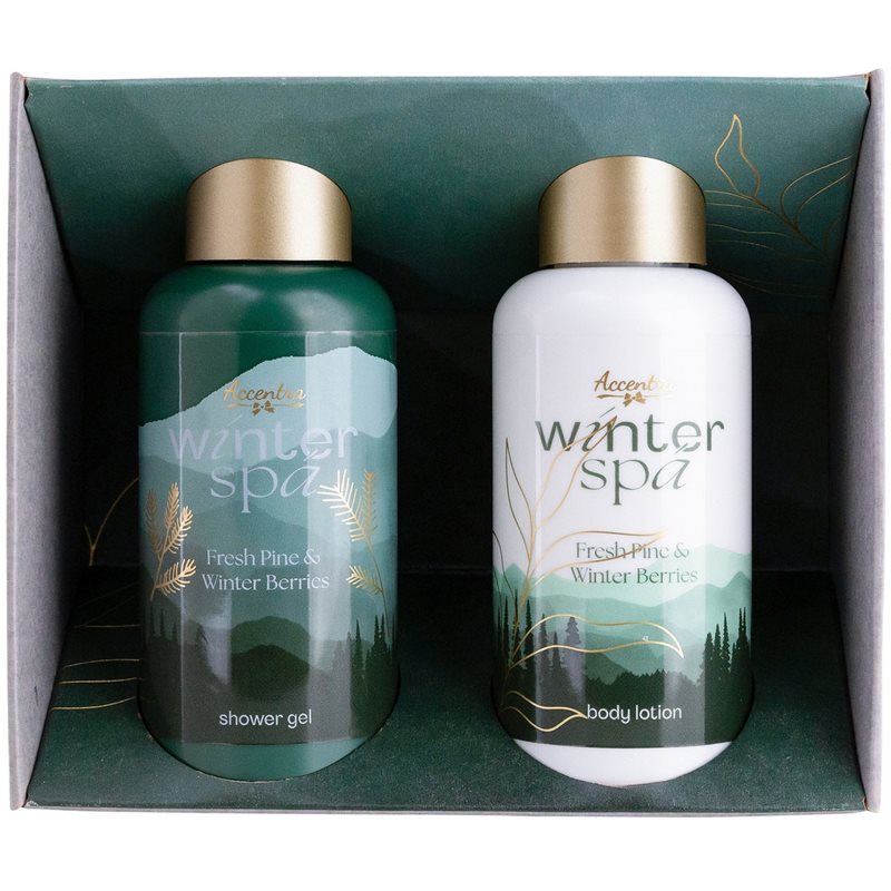 Accentra Winter Spa Fresh Pine & Winterberries подаръчен комплект за вана аромати Fresh Pine & Winterberries - Комплект - Сравни цени от 1 магазин с безплатна доставка