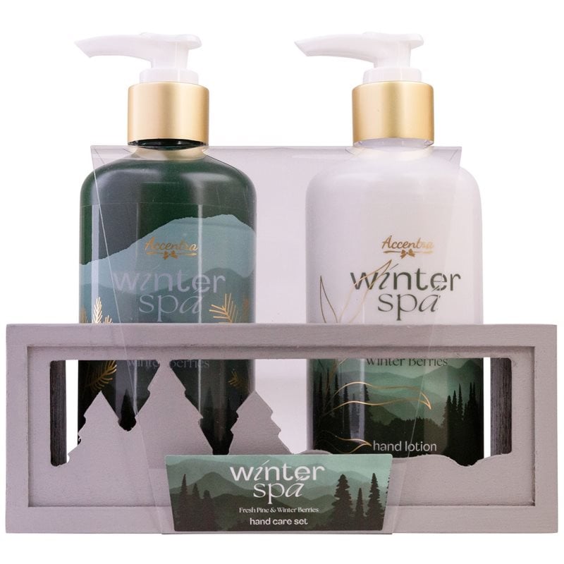 Accentra Winter Spa подаръчен комплект за ръце аромати Fresh Pine & Winter Berries