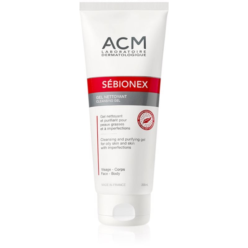 ACM Sébionex почистващ гел за мазна и проблемна кожа