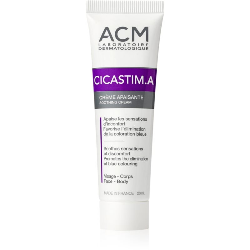 ACM Cicastim A Soothing Cream подхранващ успокояващ крем против синини и натъртвания - Грижа за лице - Сравни цени от 1 магазин с безплатна доставка