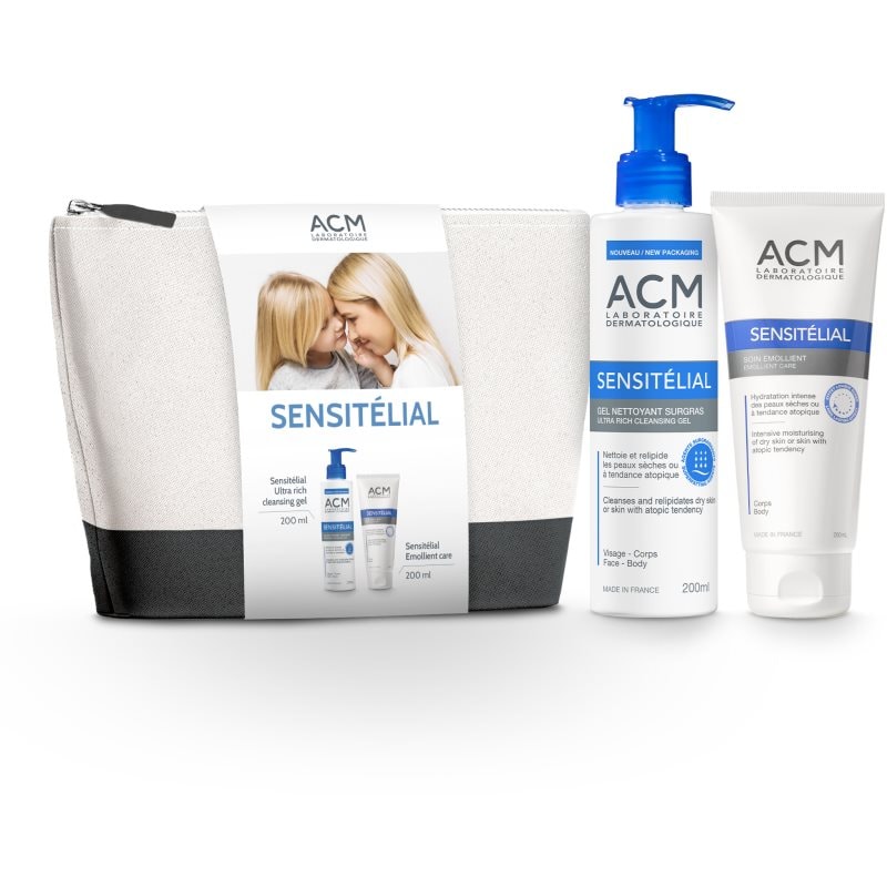 ACM Sensitélial Gift Set коледен подаръчен комплект за суха атопична кожа - Грижа за лице - Сравни цени от 1 магазин с безплатна доставка