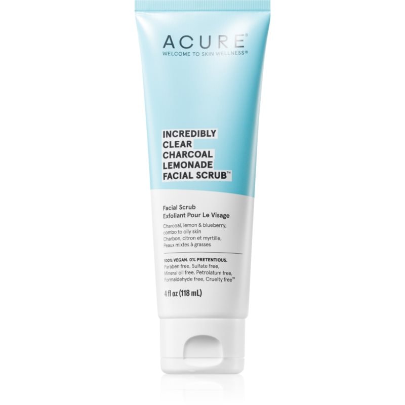 ACURE Incredibly Clear Charcoal Lemonade пилинг за лице - Грижа за лице - Сравни цени от 1 магазин с безплатна доставка