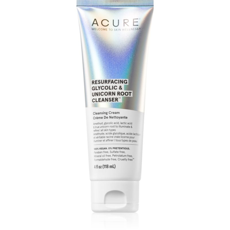 ACURE Resurfacing Glycolic & Unicorn Root почистващ крем за лице - Грижа за лице - Сравни цени от 1 магазин с безплатна доставка