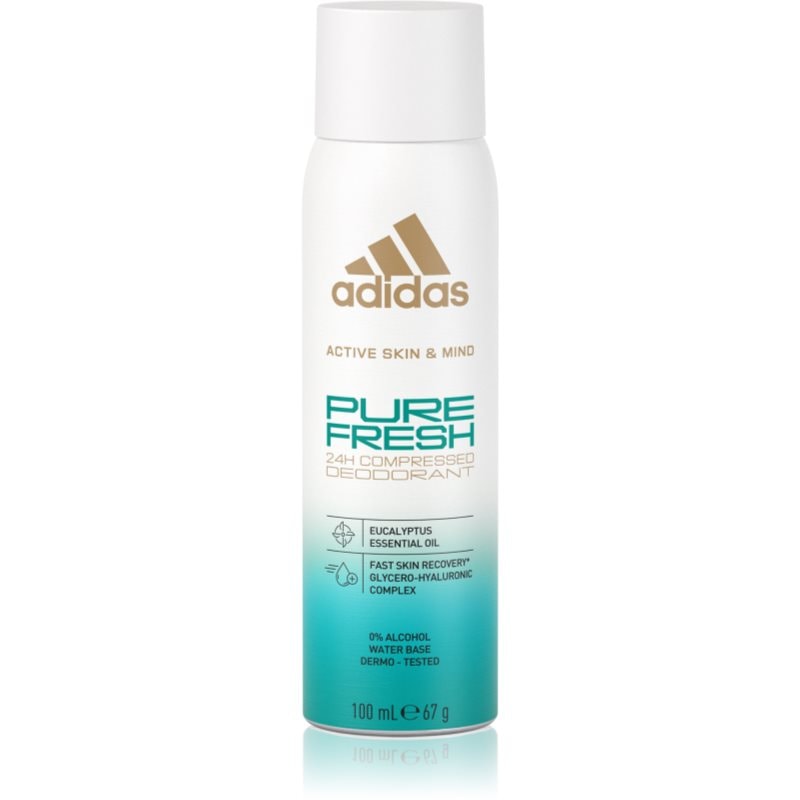 Adidas Pure Fresh дезодорант в спрей 24 часа - Грижа за тяло - Сравни цени от 1 магазин с безплатна доставка
