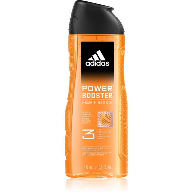 Adidas Power Booster енергизиращ душ-гел 3 в 1 - Грижа за коса - Сравни цени от 1 магазин с безплатна доставка