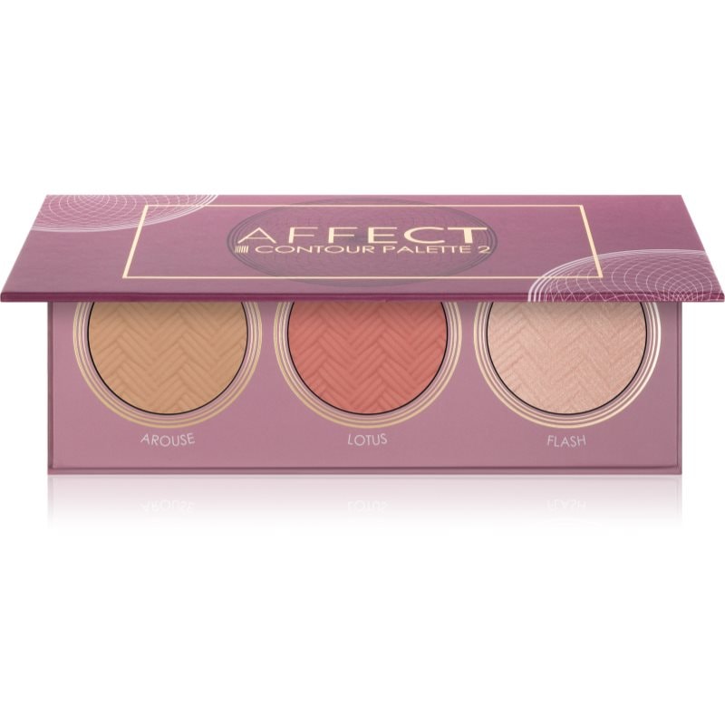 Affect Contour Palette 2 хайлайтър, бронзър и руж - Грим - Сравни цени от 1 магазин с безплатна доставка