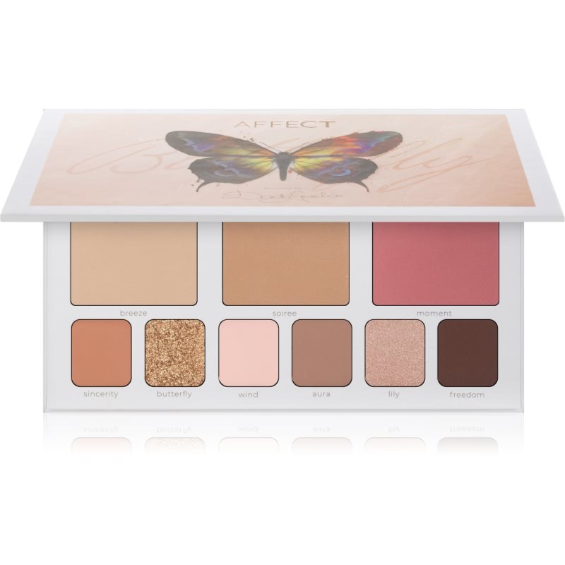 Affect Affect Butterfly Makeup Palette мултифункционална палитра за лице - Унисекс парфюм 2мл - Сравни цени от 1 магазин с безплатна доставка