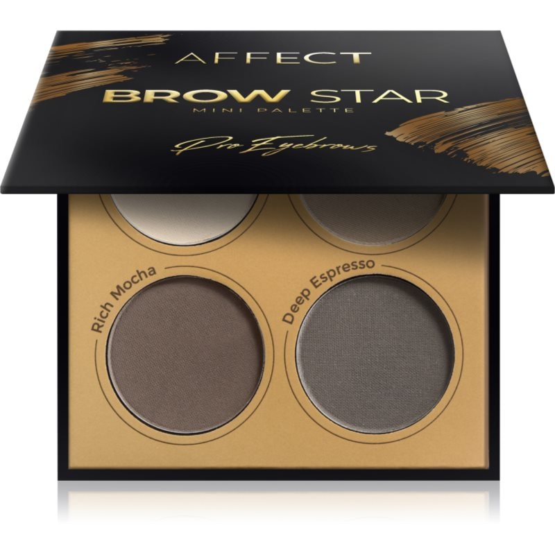 Affect Brow Star палитра с прахообразни сенки за вежди - Грим - Сравни цени от 1 магазин с безплатна доставка