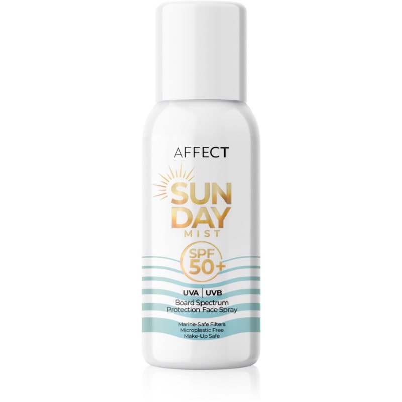 Affect Affect Sun Day хидратираща и предпазваща защитна мъгла за лице SPF 50 - Унисекс парфюм 75мл - Сравни цени от 1 магазин с безплатна доставка