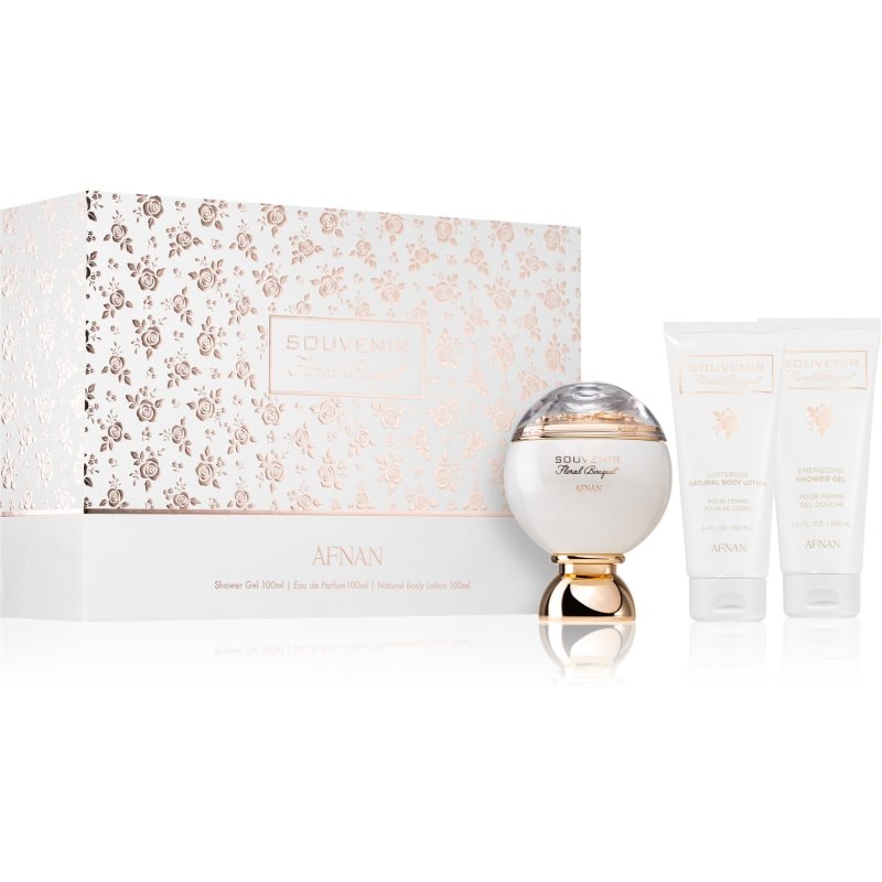 Afnan Afnan Souvenir Floral Bouquet подаръчен комплект за жени - Дамски парфюм - Сравни цени от 1 магазин с безплатна доставка